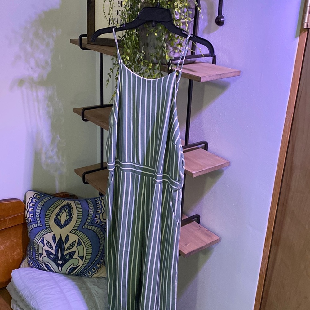 NWT Sage Green Jumpsuit
